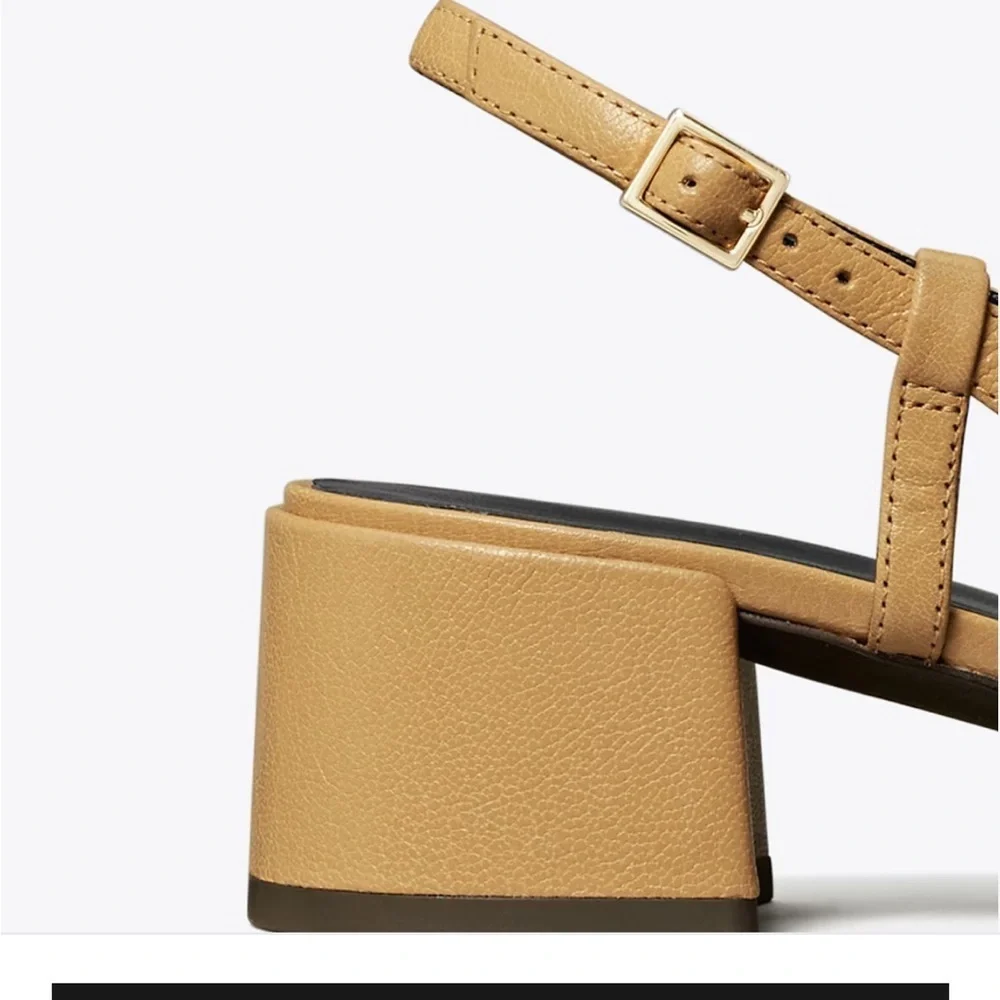 New Tory Burch CAP-TOE SLINGBACK PUMP